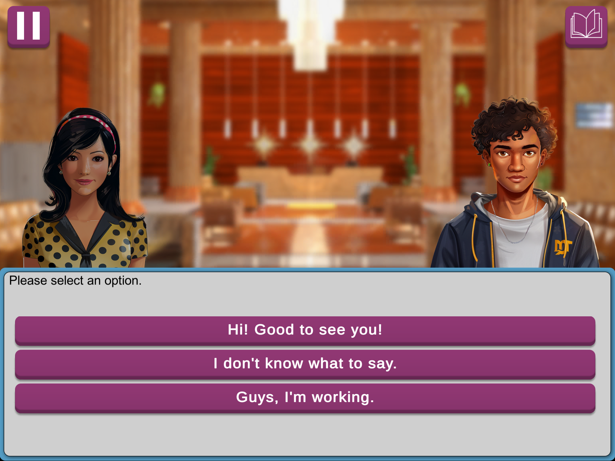BLV FutureSteps virtual adventure screen