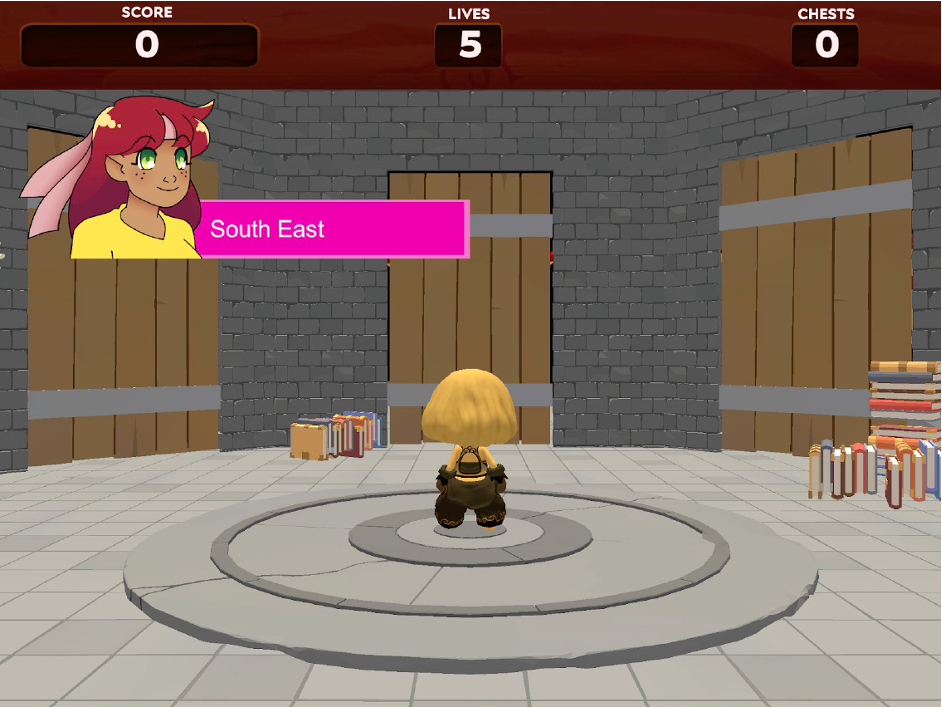 BLV NextSteps Temple Explorer game screen